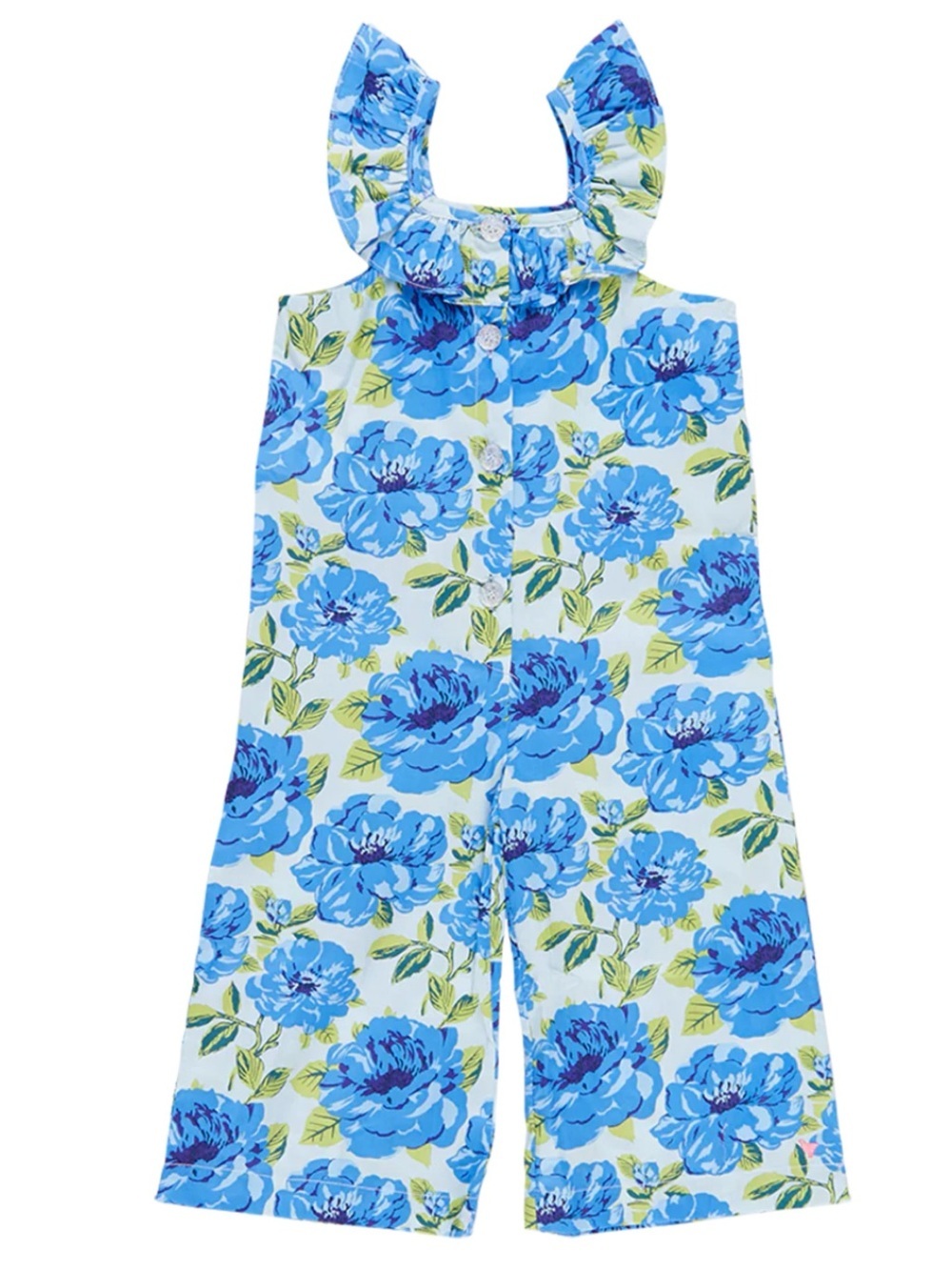 New Pink Chicken Baby Girls Ana
Jumper Blue Peonies 12-18 months - Picture 11 of 11
